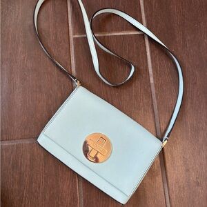 Elegant Light Blue Kate Spade Crossbody Bag